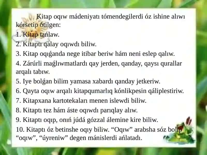 KITAPQUMARLIQ MÁDENIYATI 3