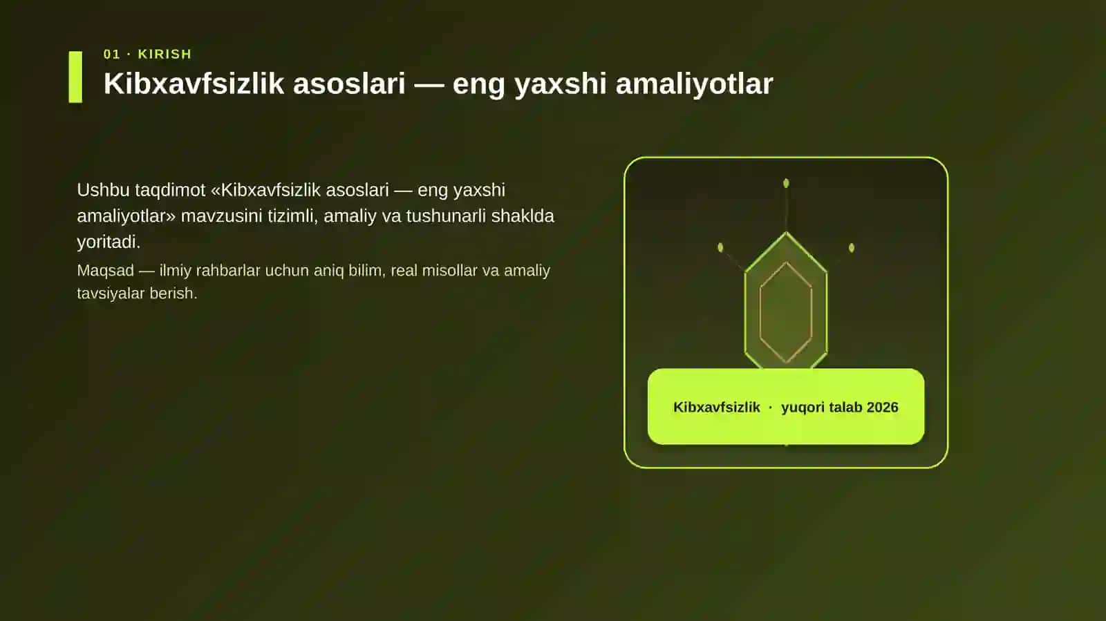 Kibxavfsizlik asoslari 3