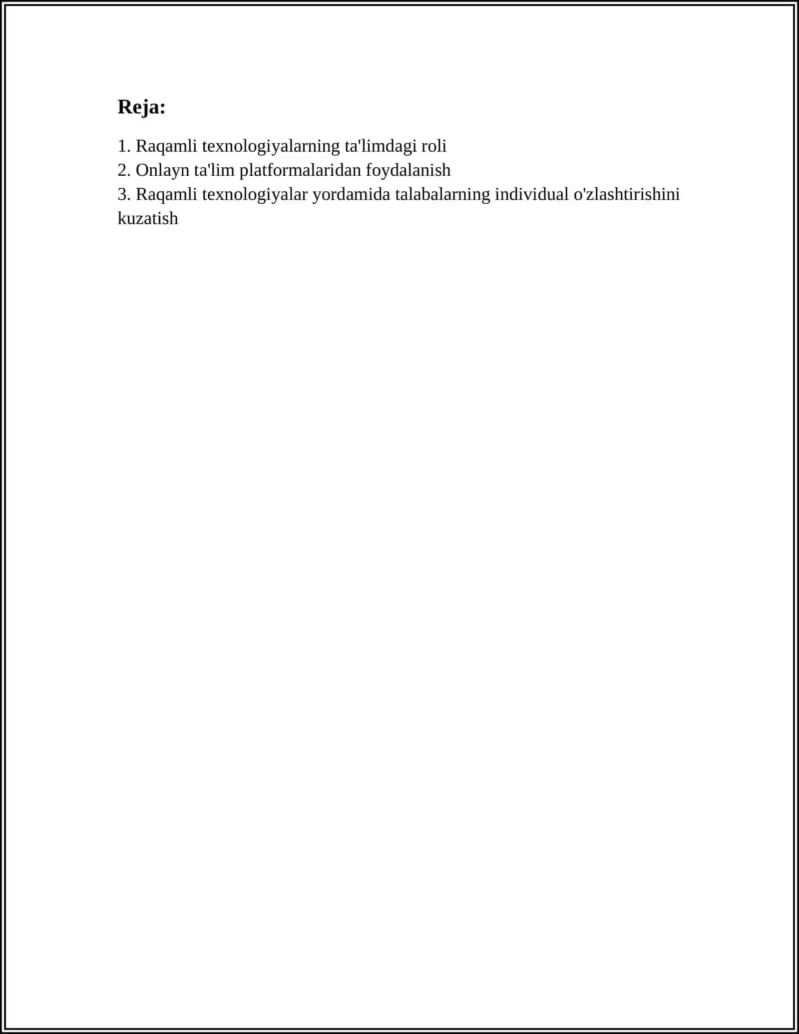 PEDAGOGIK FAOLIYATDA RAQAMLI TEXNOLOGIYADAN FOYDALANISH 3