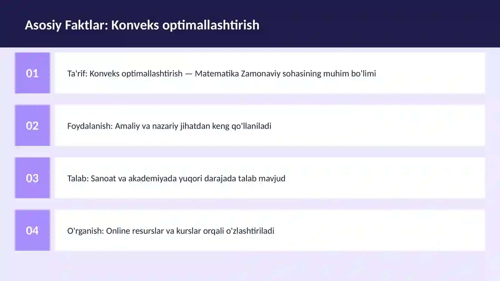 Konveks optimallashtirish 3