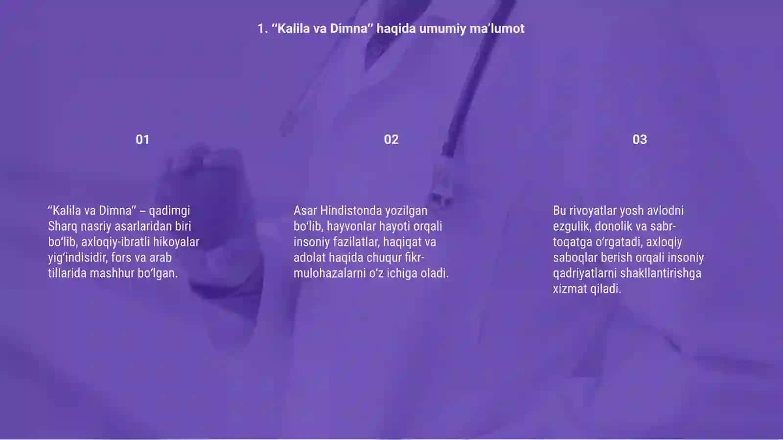 Kalila va Dimna rivoyatlari 3
