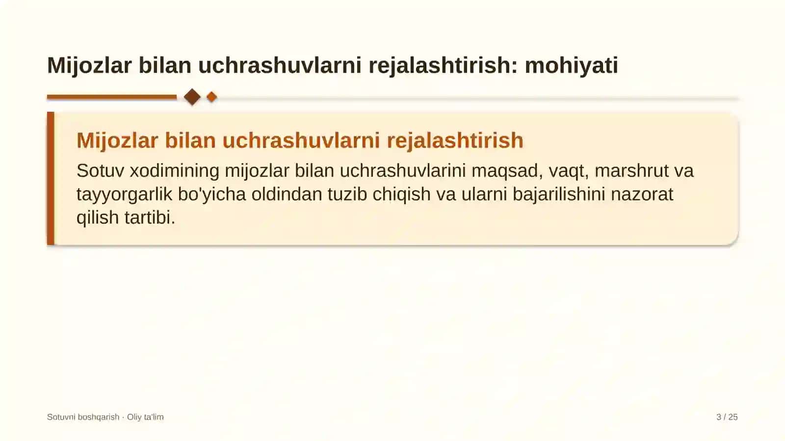 suzish havzalarida mijozlar bilan uchrashuvlarni rejalashtirish 4649 3