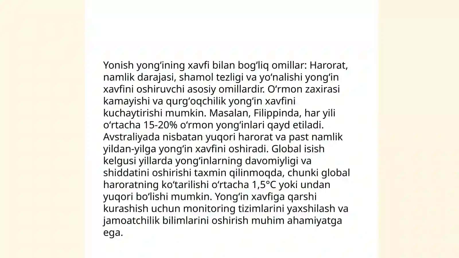 Portlab yonish yongʻinga Qarshi xavfi boʻyicha xona bino va tashqi qurilmalarning toifalari 3
