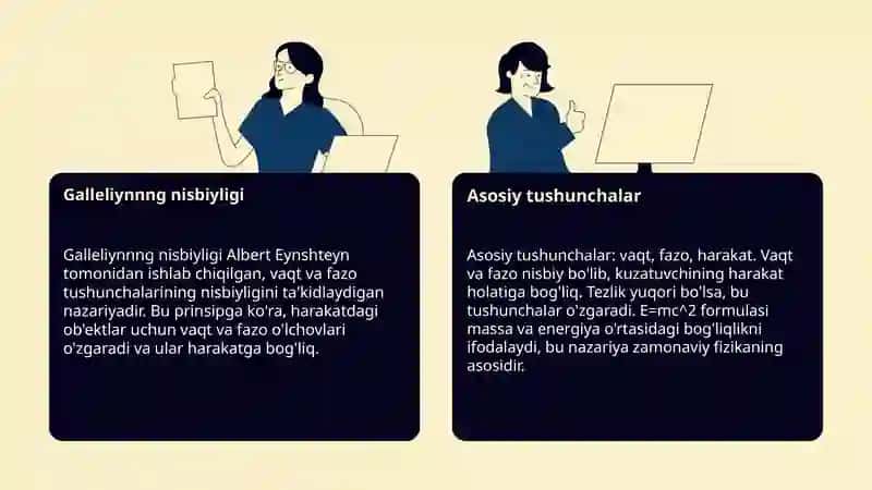 Galleliynnng nisbiyligi prinsipi 3