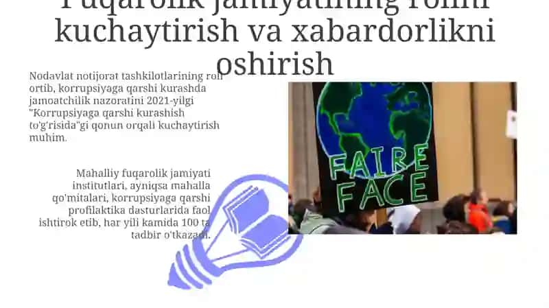 Korruptsiyaga qarshi kurashish bo'yicha qabul qilingan qonun hujjatlari va strategiyalar 3
