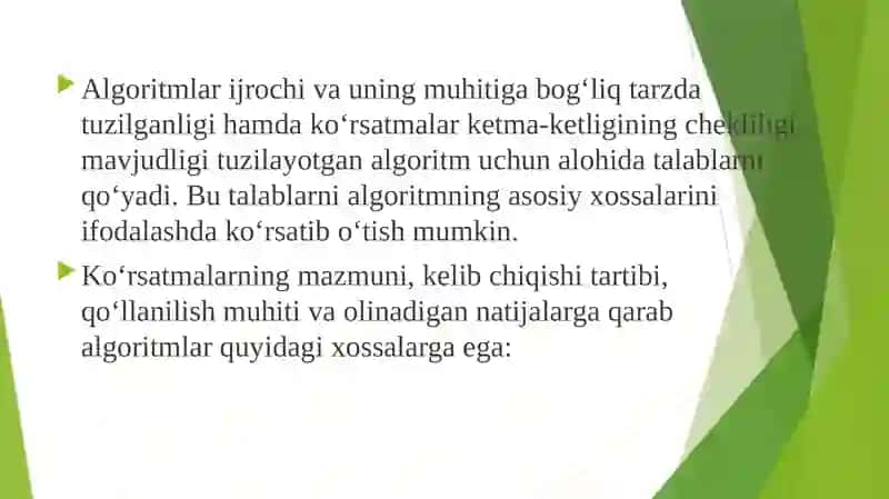 Аlgoritmlashtirishvadasturlashasoslari 3