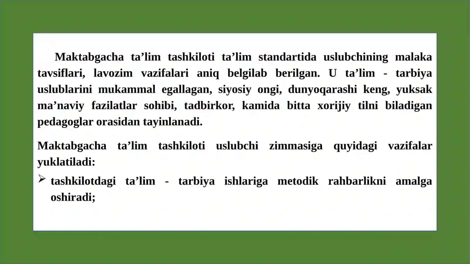 Maktabgacha ta’lim tashkilotlarida metodik ishlarni tashkil etish va rahbarlik qilish 3