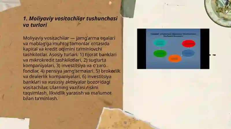 Moliyaviy vositachilar va ularning ahamiyati 3