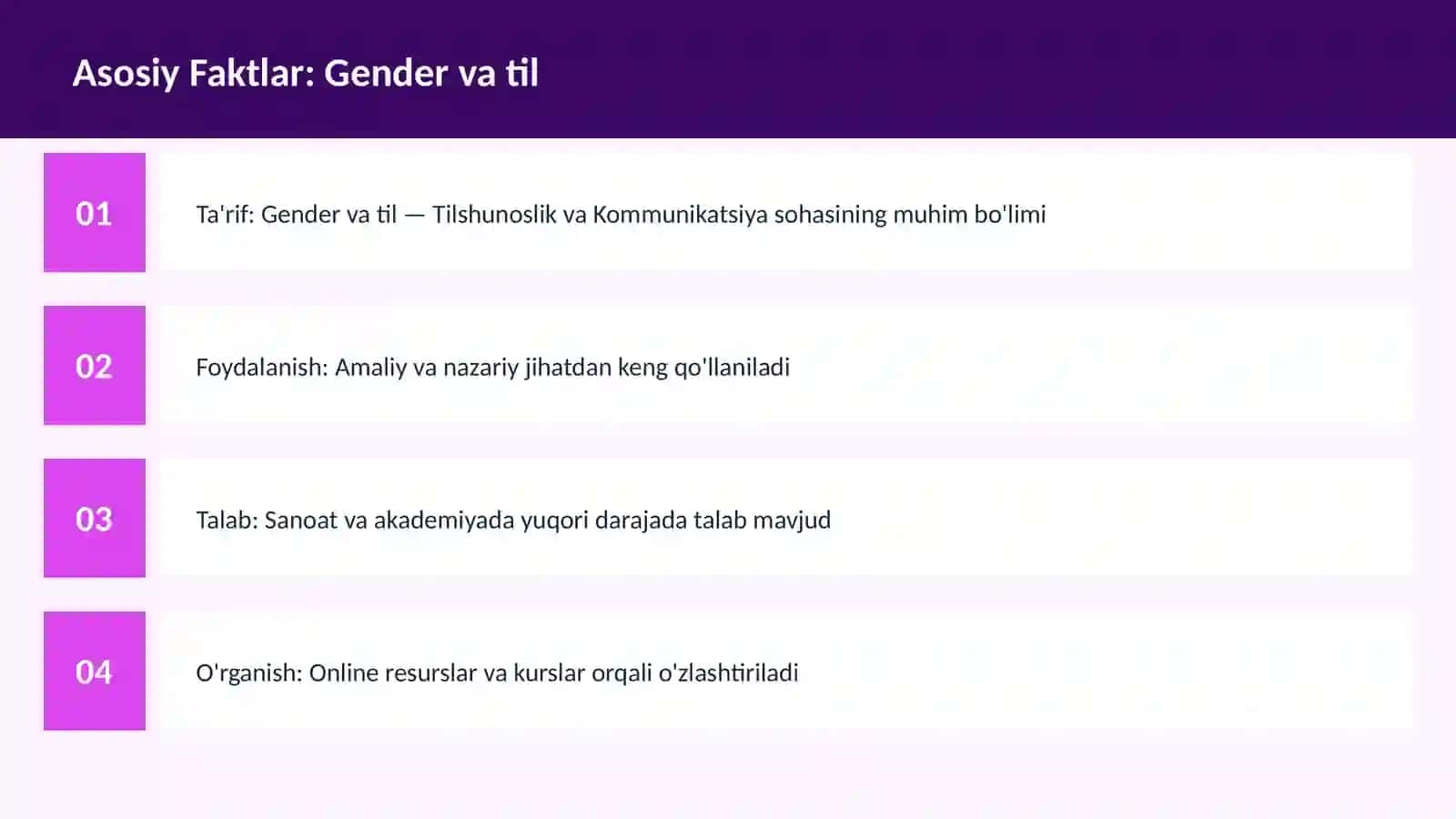 Gender va til 3