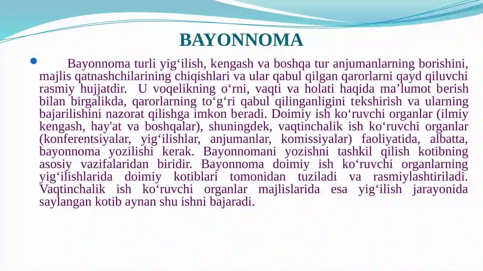 Bayonnoma va hisobot ish hujjatlari 3