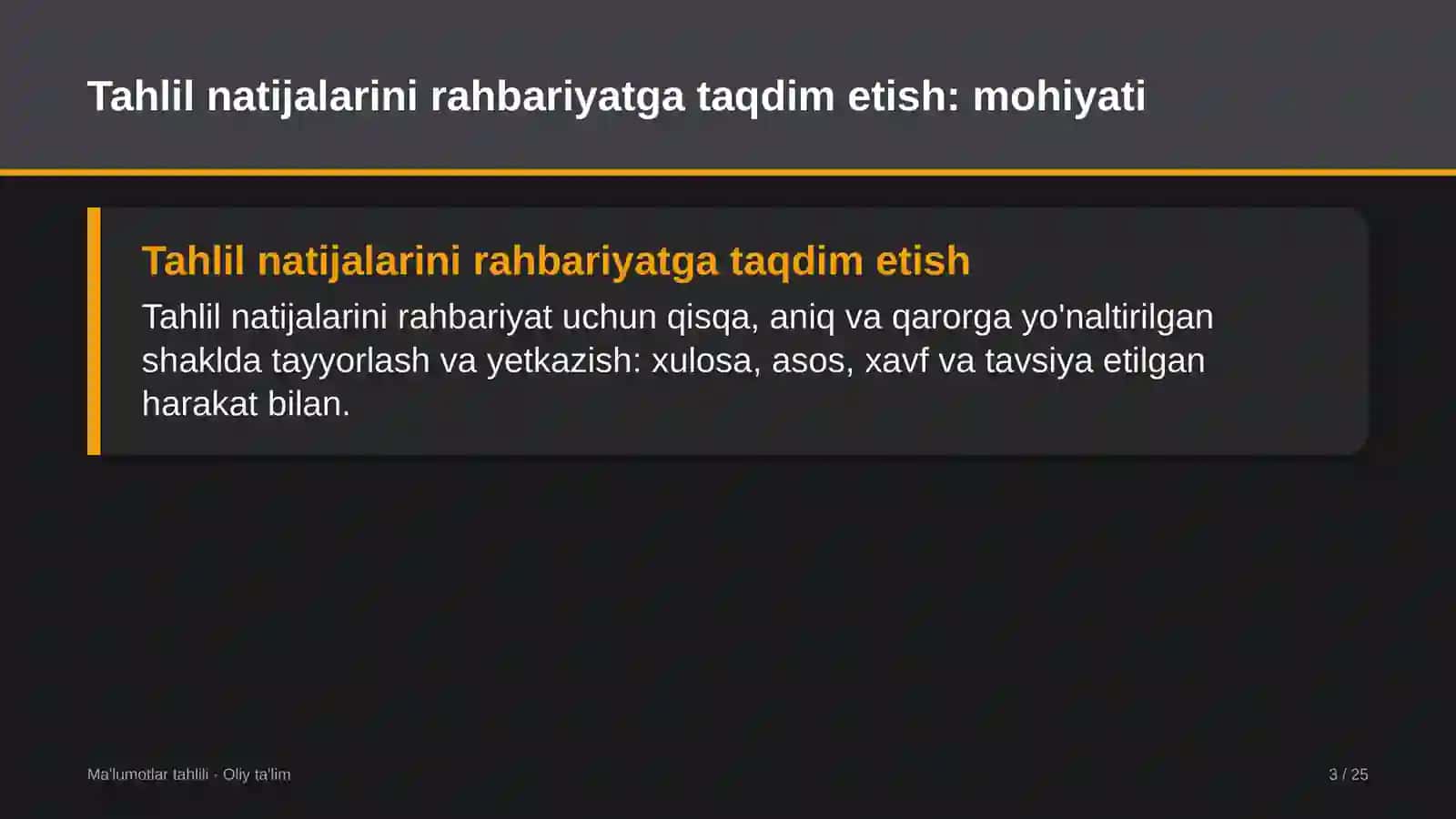gilam to'qish korxonalarida tahlil natijalarini rahbariyatga taqdim etish 2916 3