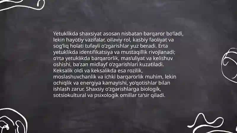 Yetuklik va keksalik davrining psixologik xususiyatlari 3