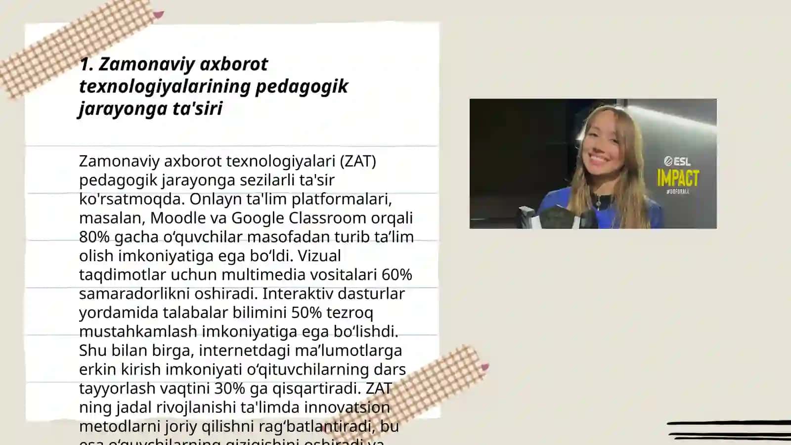 Zamonaviy axborot texnologiyalarining pedagogik jarayonga ta'siri 3