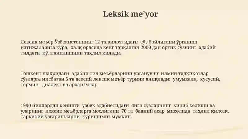 Adabiy til meʼyorlari 3