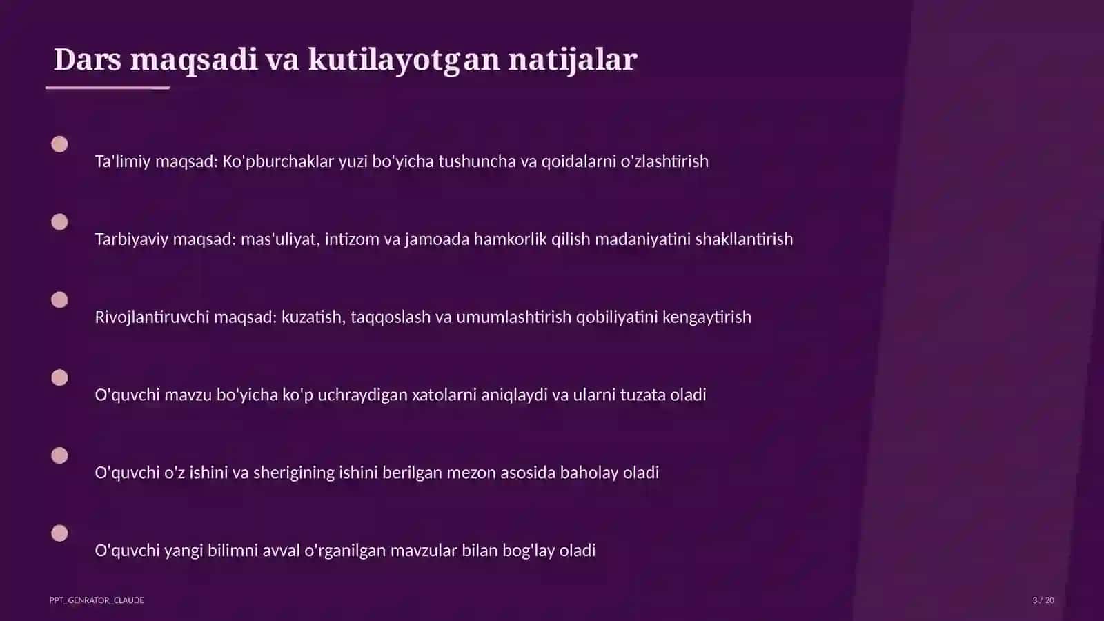 Ko'pburchaklar yuzi (8-sinf) 3