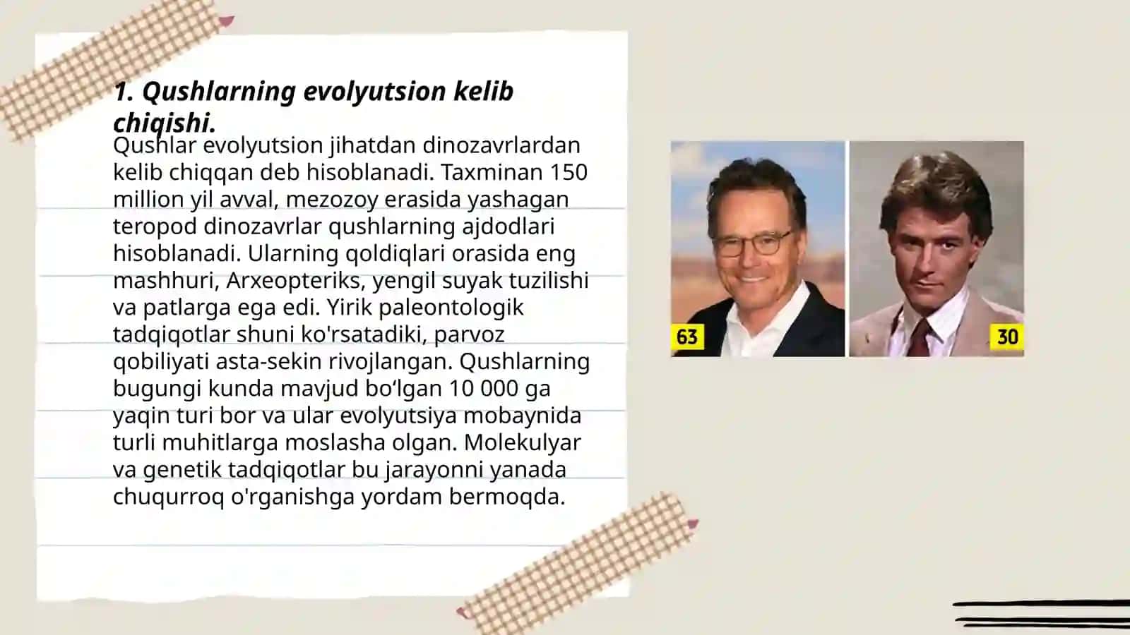 Qushlarning kelib chiqishi va ularning evolyutsion taraqqiyoti 3