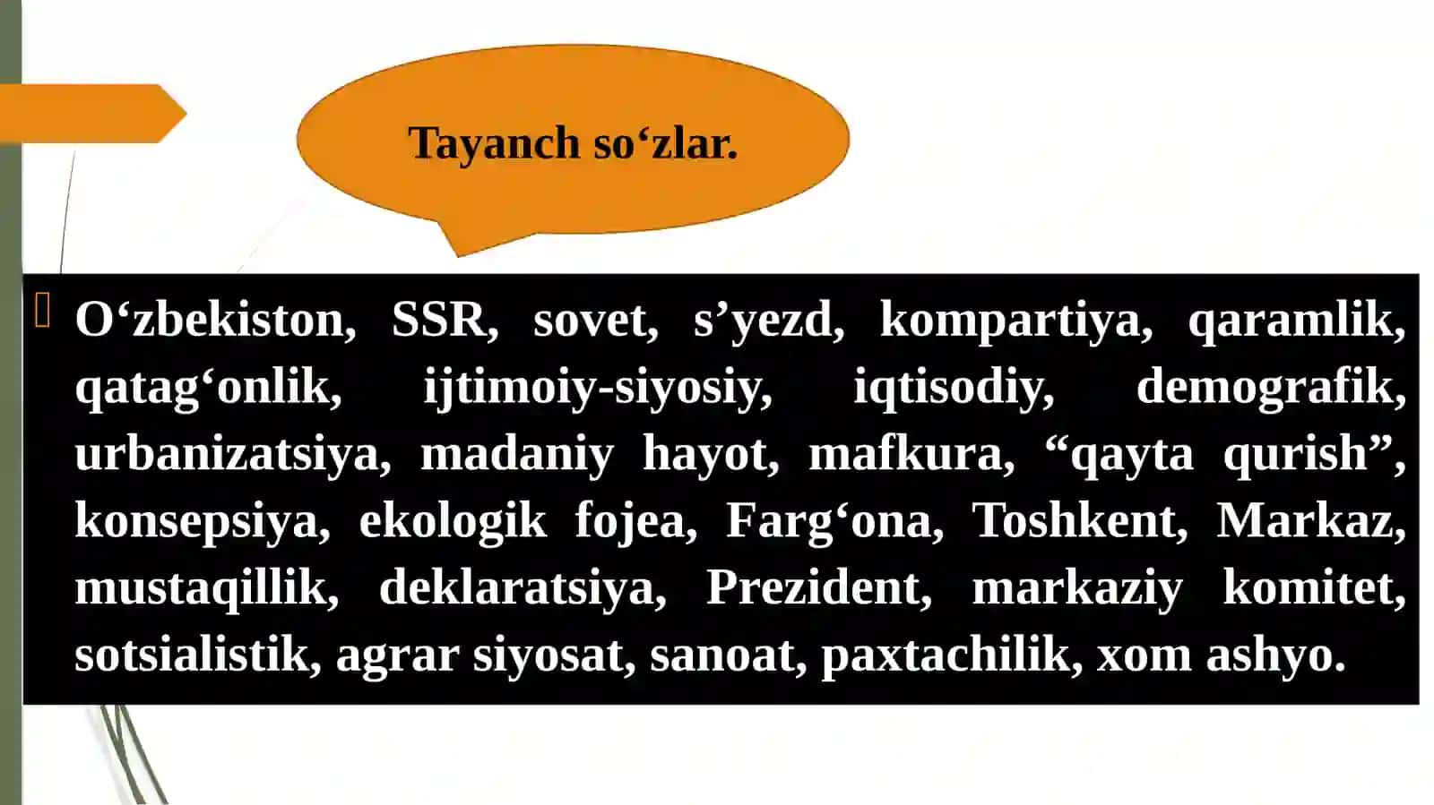 IJTIMOIY-SIYOSIY JARAYONLAR 3