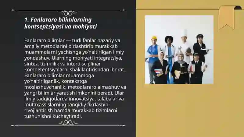 Fanlararo bilimlar va kasbiy rivojlanishdagi o‘rni 3