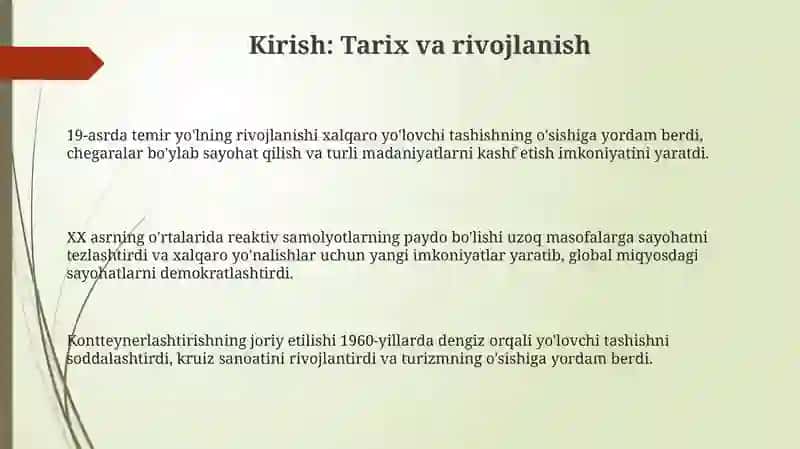 Yoʻlovchilarnixalqarotashish 3