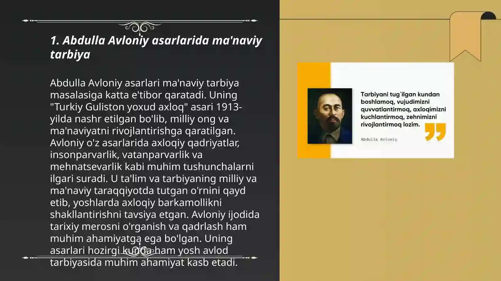 Abdulla Avloniy ning asarlaridagi pedagogik g'oyalari 3