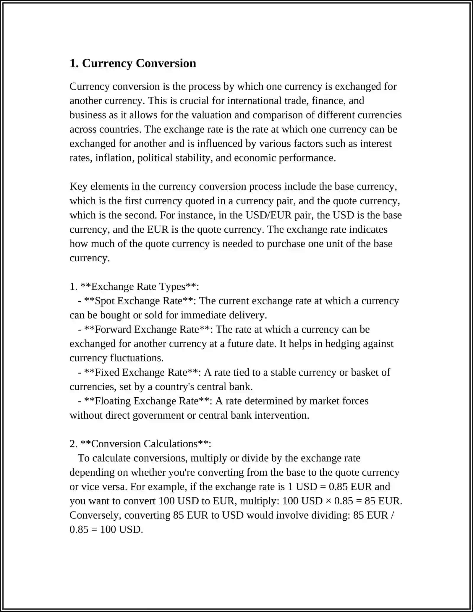 Currency Conversion 3