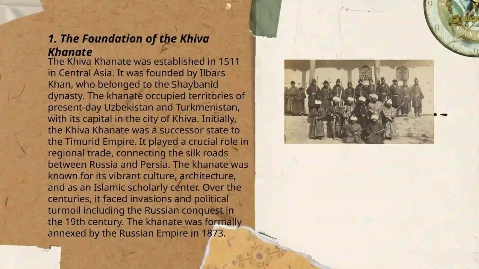 Presentation of "Khiva khanate" 3