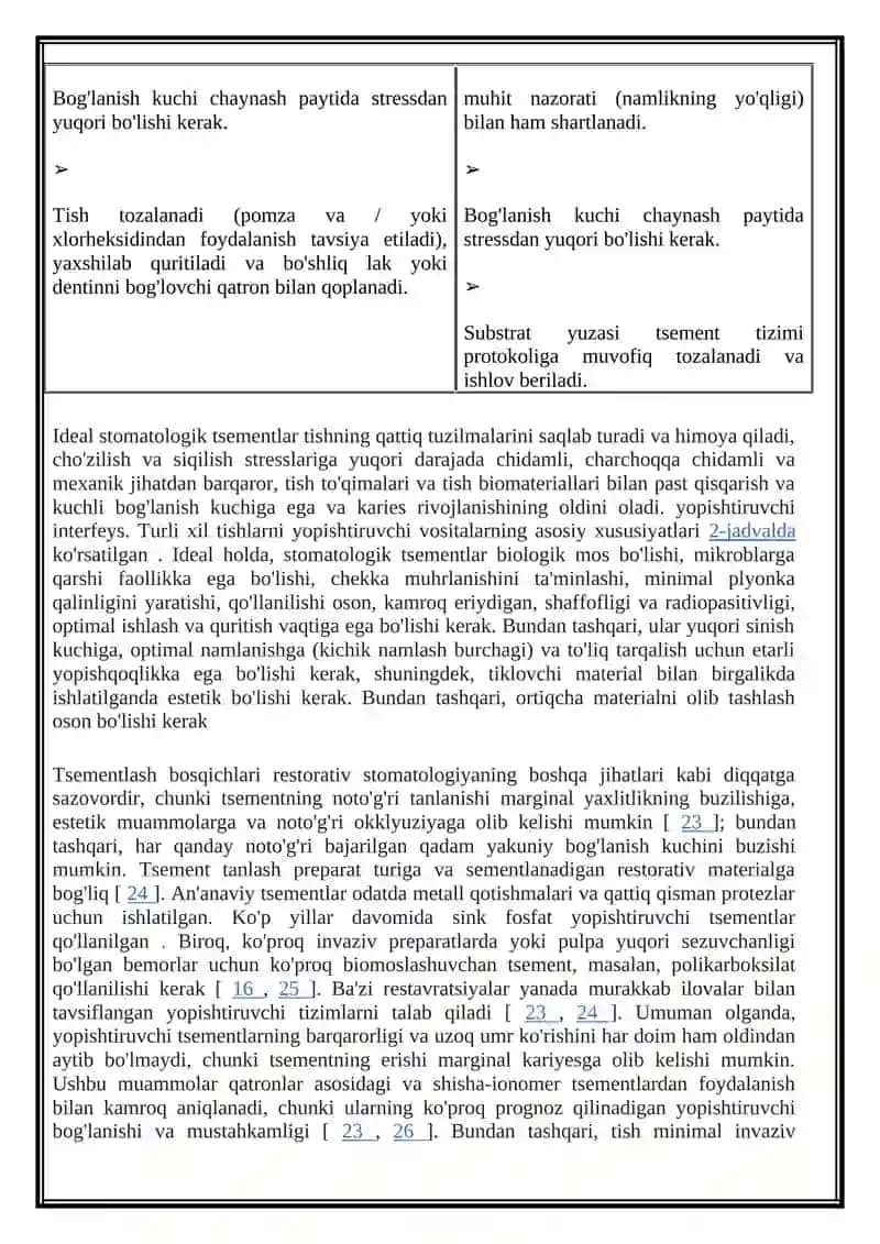 Tish yopishtiruvchi tsementlar 3
