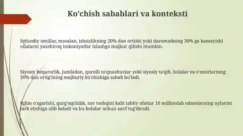 Ko'chishning bolalar va o'smirlarga ta'siri: asosiy muammolar 3
