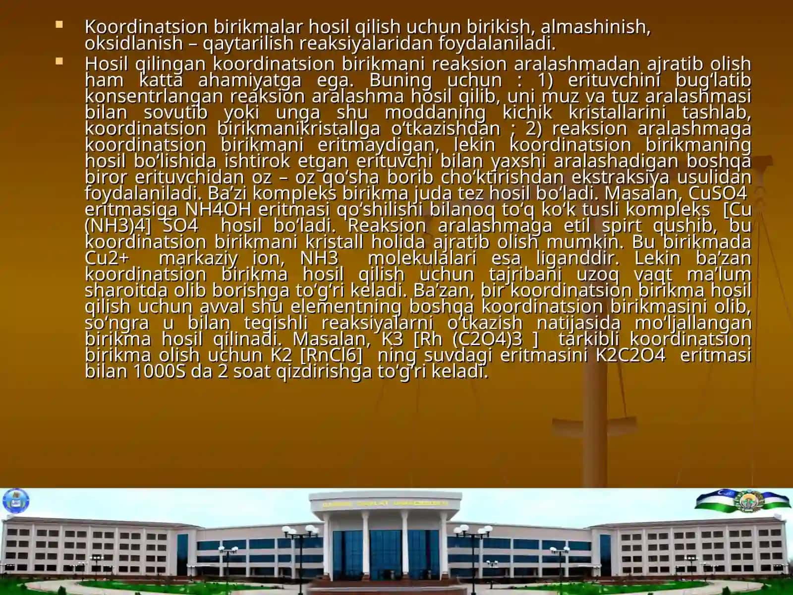 Kompleks birikmalar 3