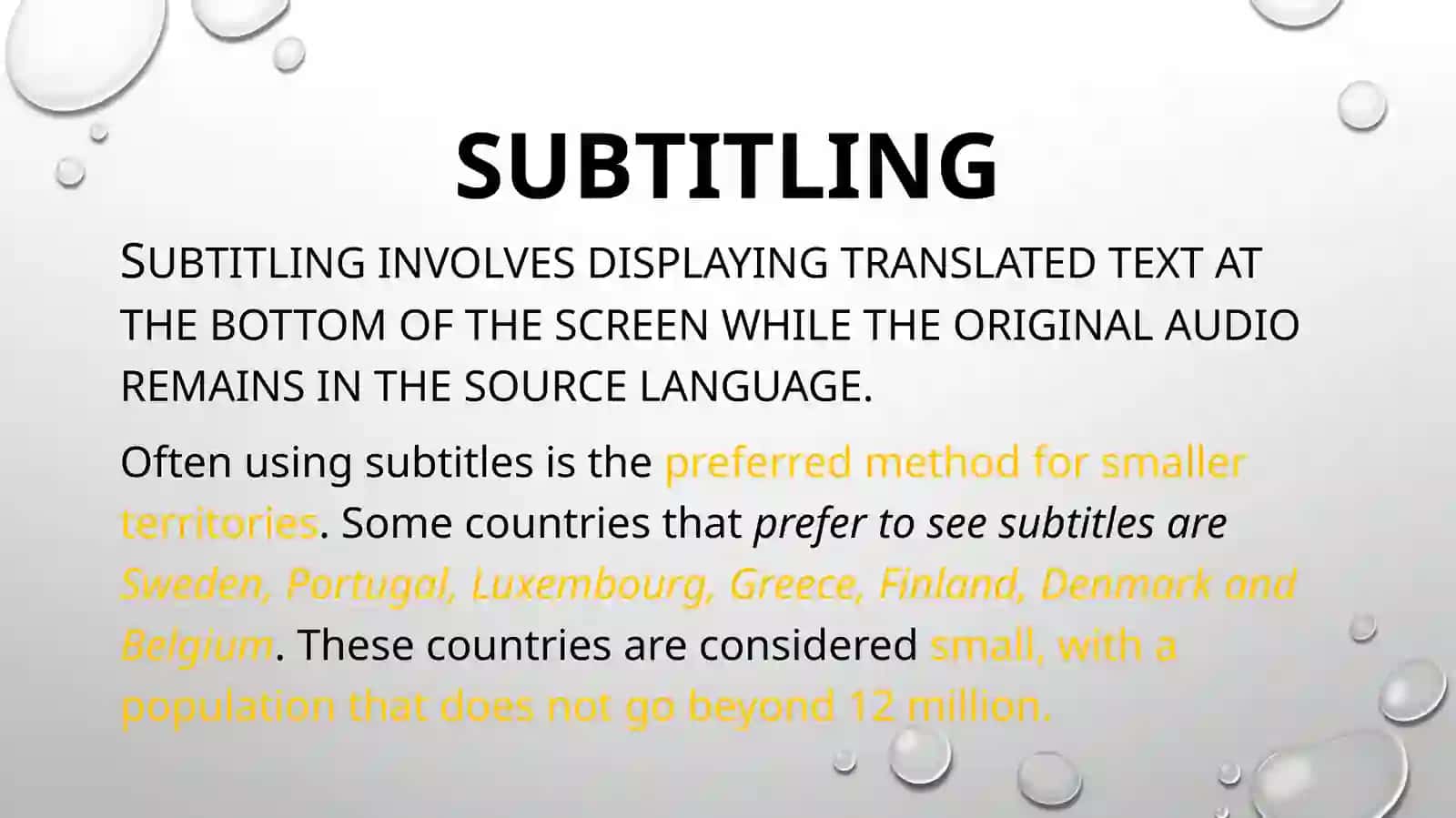 Translation of television and broadcasting texts 3