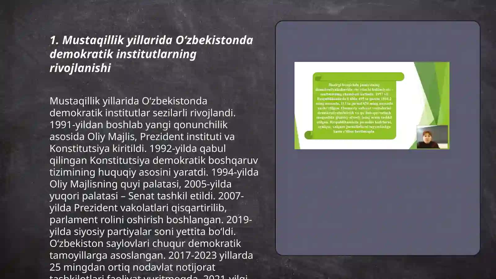 Fuqarolik jamiyati va uning asosiy tushunchalari Oʻzbekistonda 3