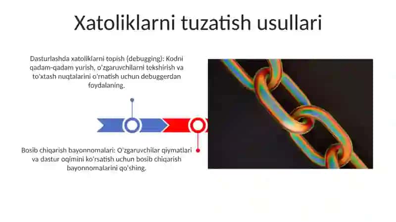 Python dasturlash tilida xatoliklar bilan ishlash 3