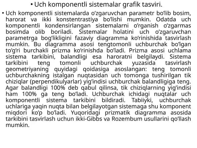 Uch komponentli sistemalar 3