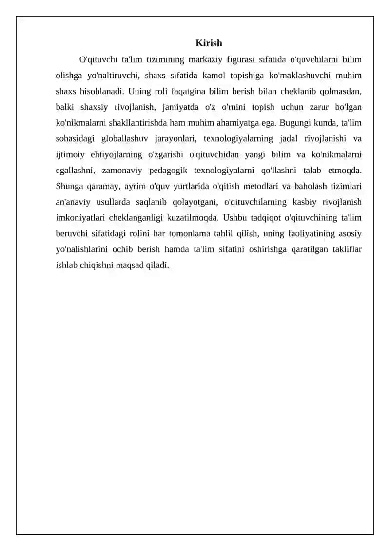 Oʻqituvchining tarbiyachi sifatida oʻrni 3