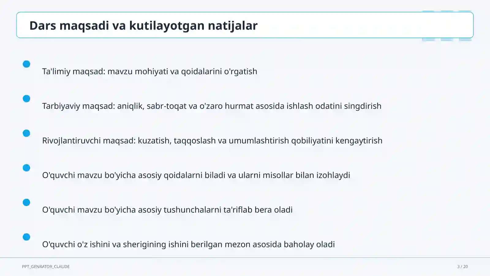 Turkiston XIX asr oxiri - XX asr boshida (9-sinf) 3