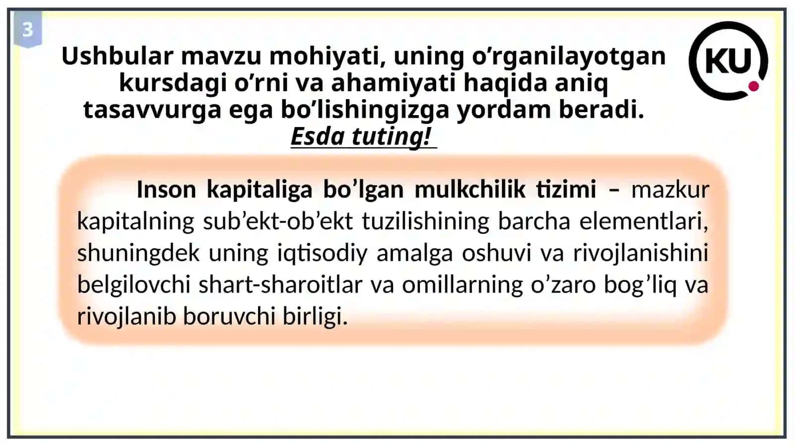 Mulk huquqlari nazariyasi va mulkchilik shakllarining rivojlanish evolyutsiyasi 3