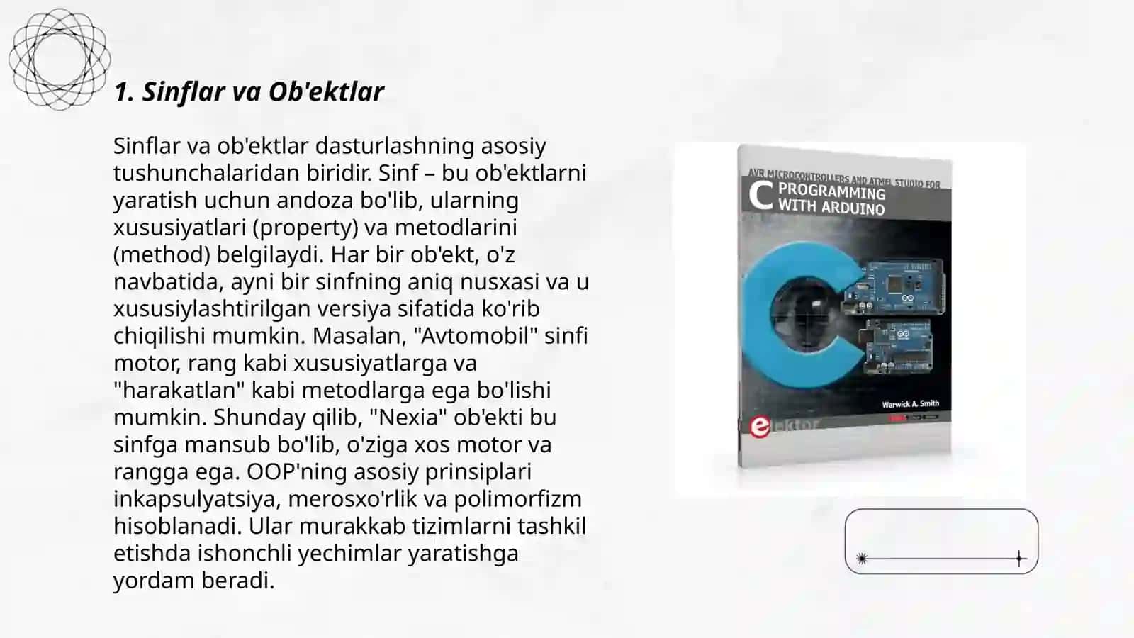 Sinflar va Ob'ektlar 3