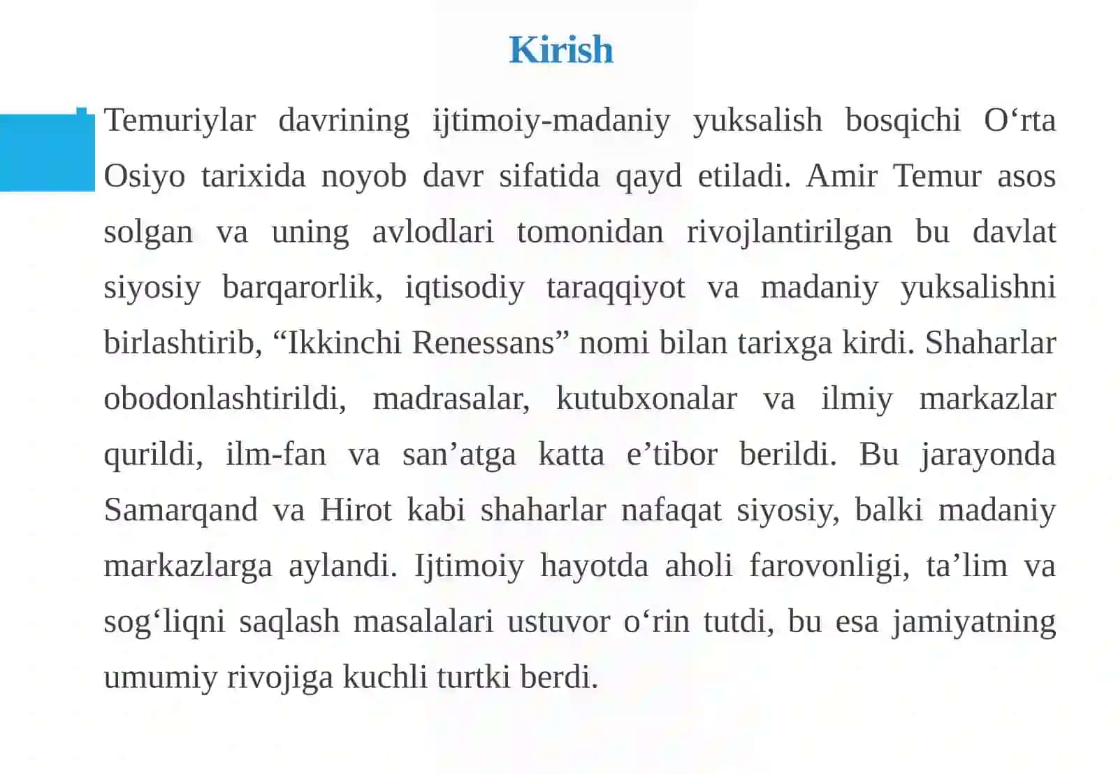 Temuriylardavri Renessansidagi Tibbiyot sohasi va killari 3