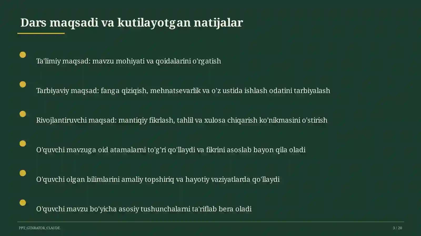 Geymifikatsiya: o'yin elementlari orqali o'qitish 3
