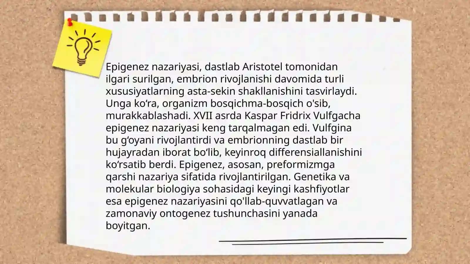 Epigenez va preformizm oqimlari 3