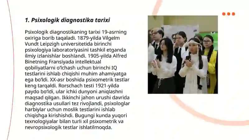 Psixodiagnostik tekshiruv va tadqiqotlar 3