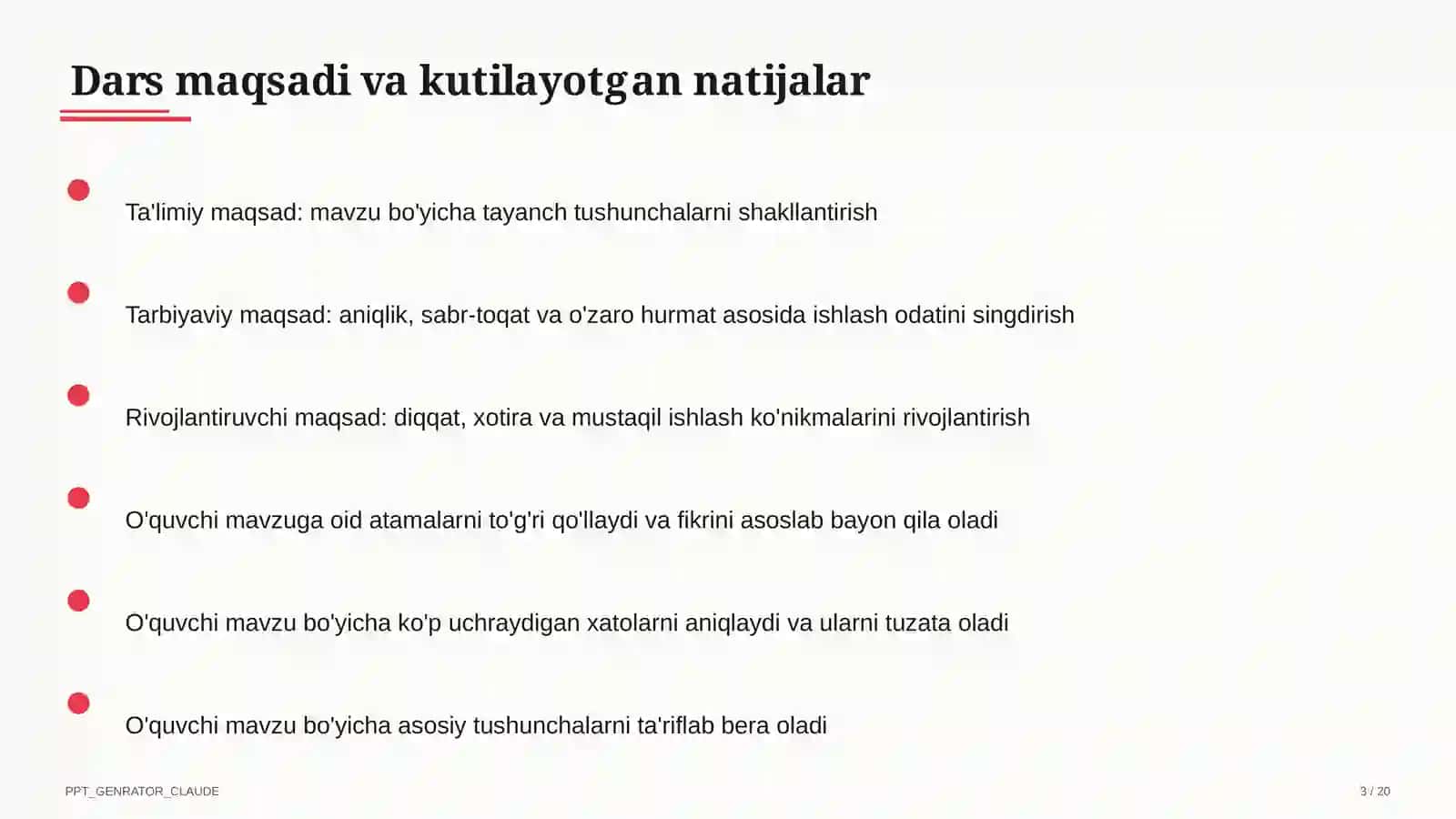 PISA tadqiqoti va matematik savodxonlik 3