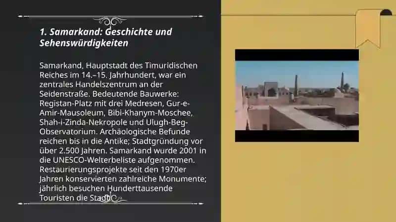 Alte Städte in Usbekistan 3