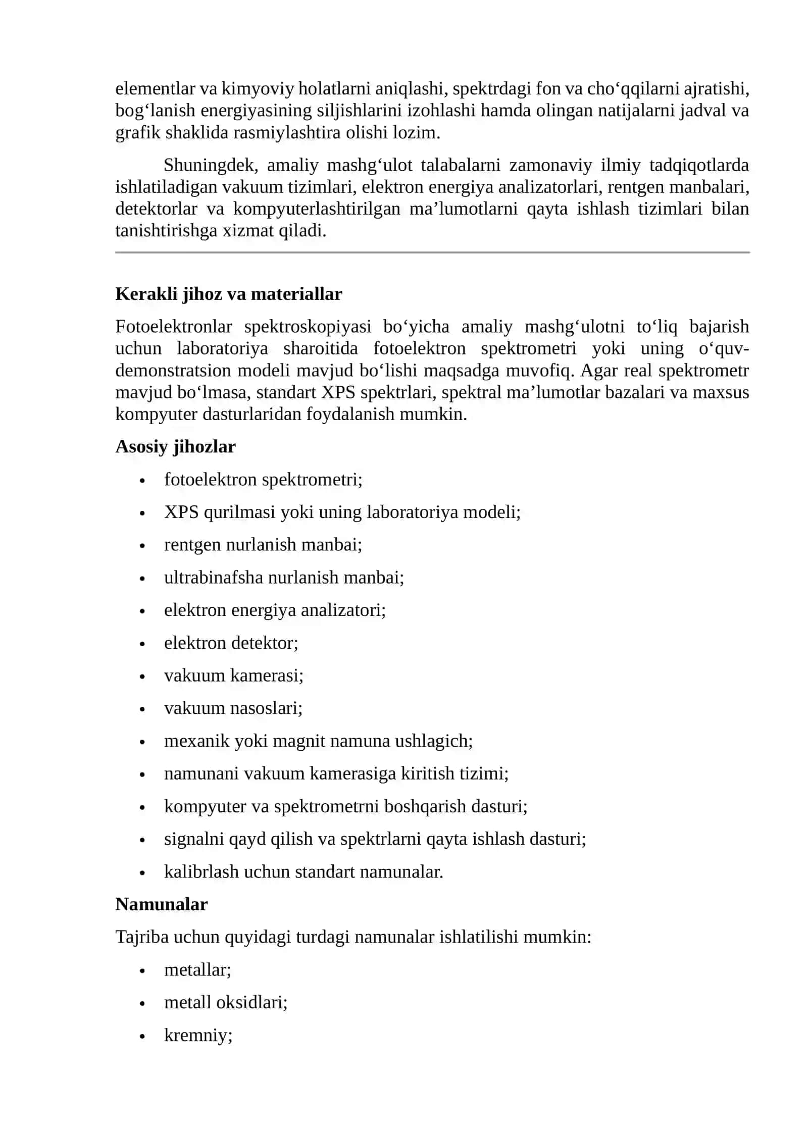 Fotoelektronlar spektroskopiyasi 3