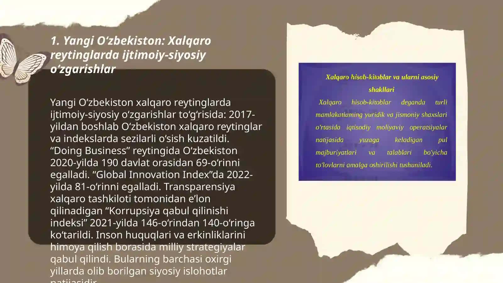 Yangi O‘zbekiston: Xalqaro reytinglarda ijtimoiy-siyosiy o‘zgarishlar 3