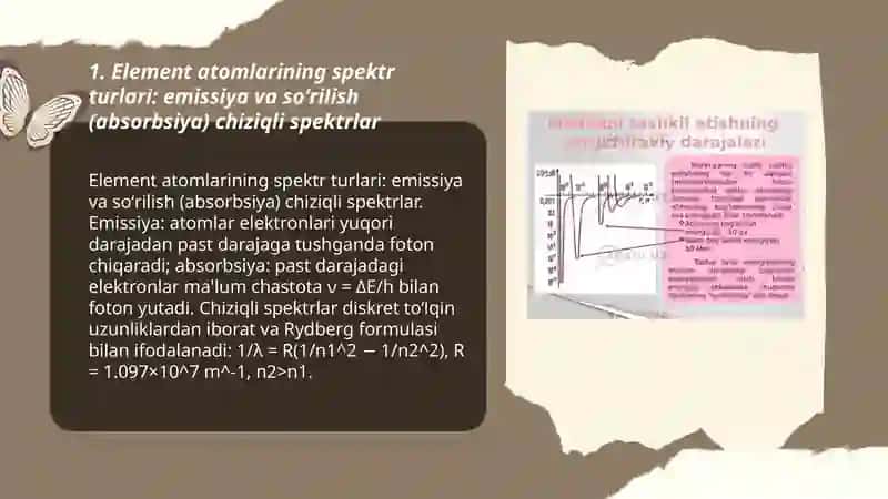 Element atomlarining spektorlari.Mozli qonuni 3