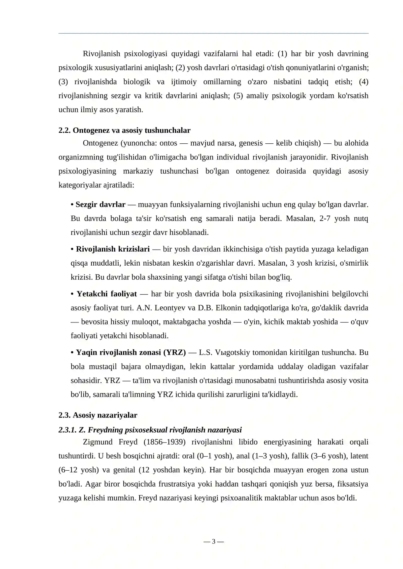 RIVOJLANISH PSIXOLOGIYASINING ASOSIY TUSHUNCHALARI 3