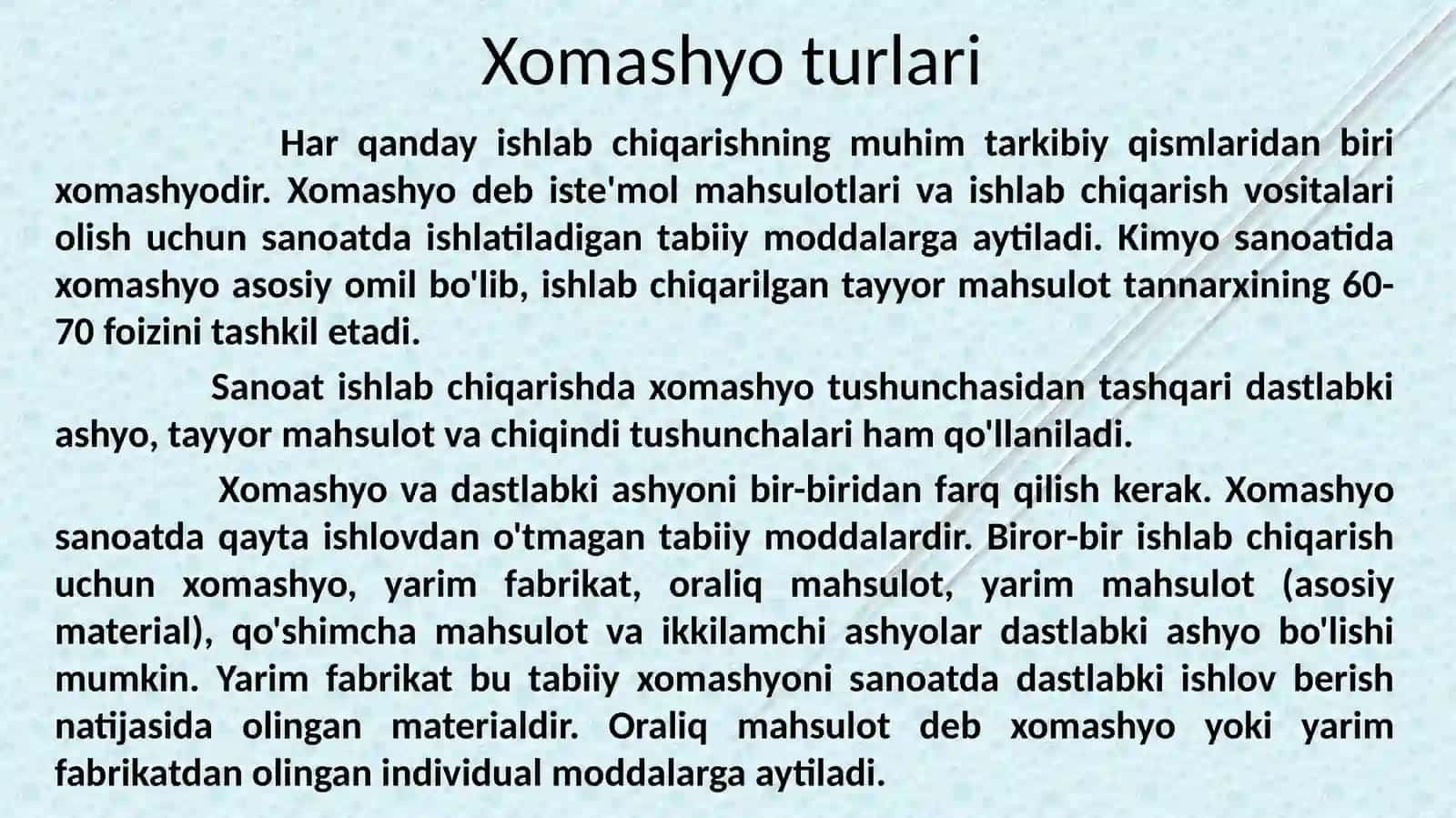 Kimyo   sanoatining xomashyosi  va  uni  boyitish usullari 3