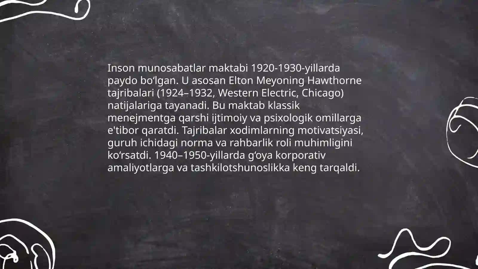 Inson munosabatlar maktabi 3