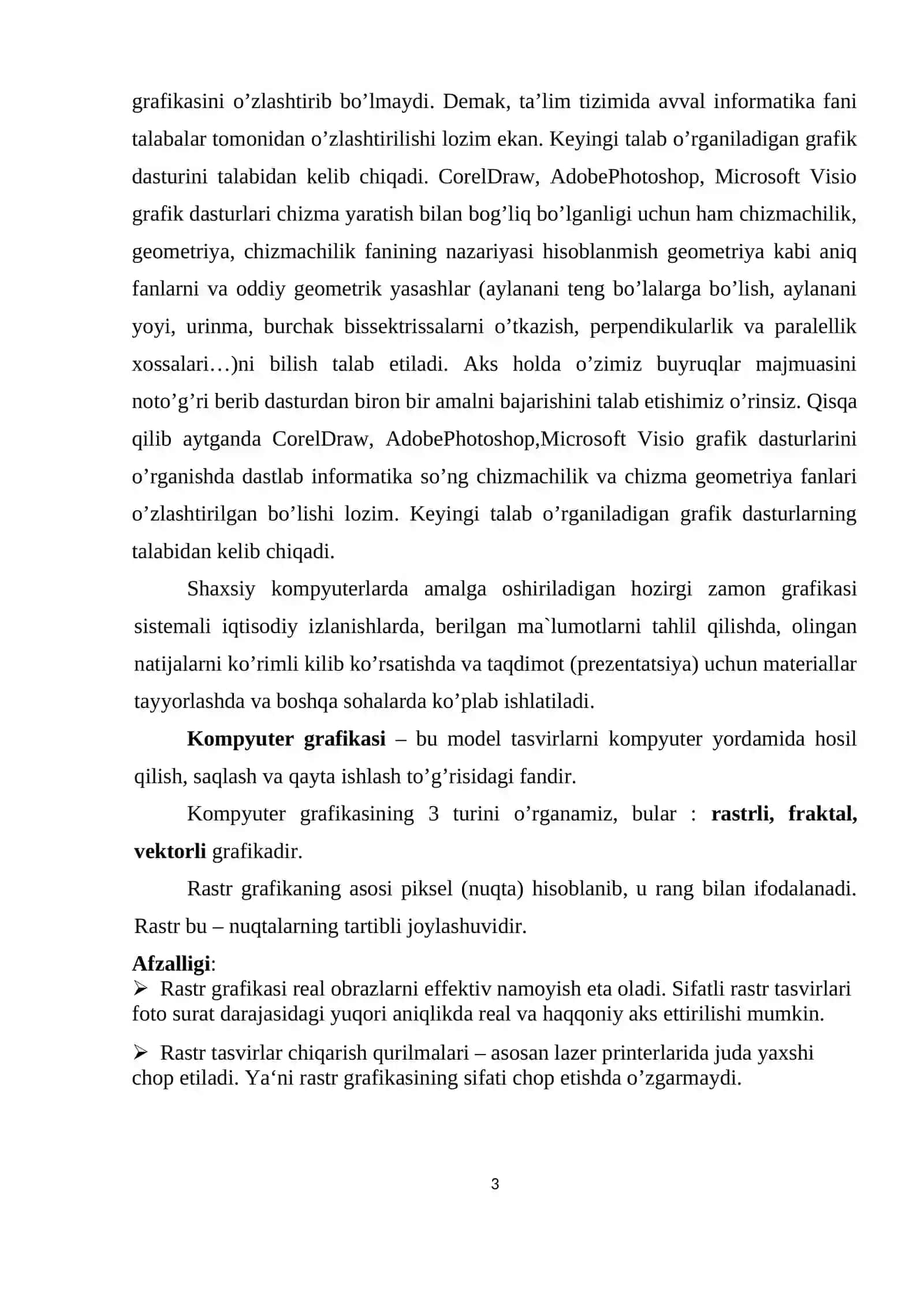 CorelDRAW DASTURI 3